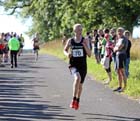 Jonny Currie (Tynedale) winning the 5k Run Northumberland Matfen. Photo: David T. Hewitson/Sports for All Pics